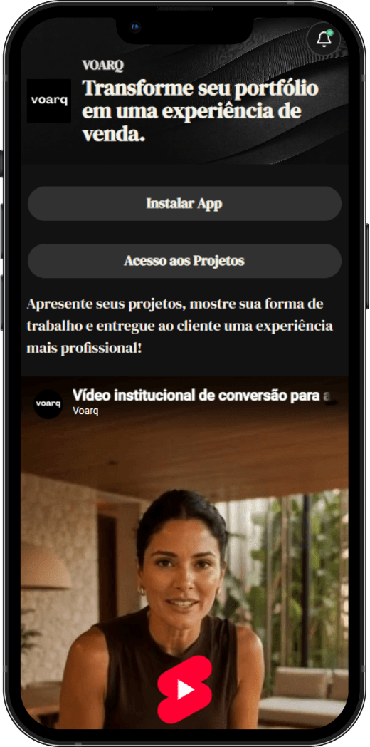App demonstrativo Voarq